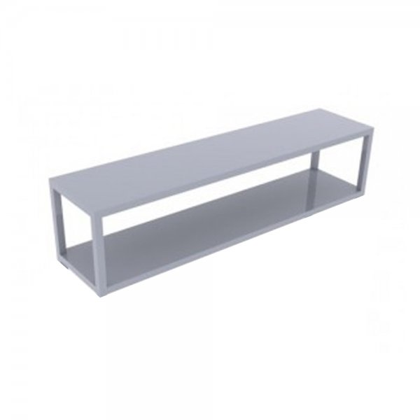 Kệ inox phẳng 2 tầng để bàn