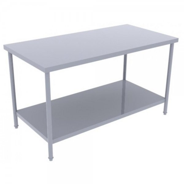 Bàn 2 tầng inox